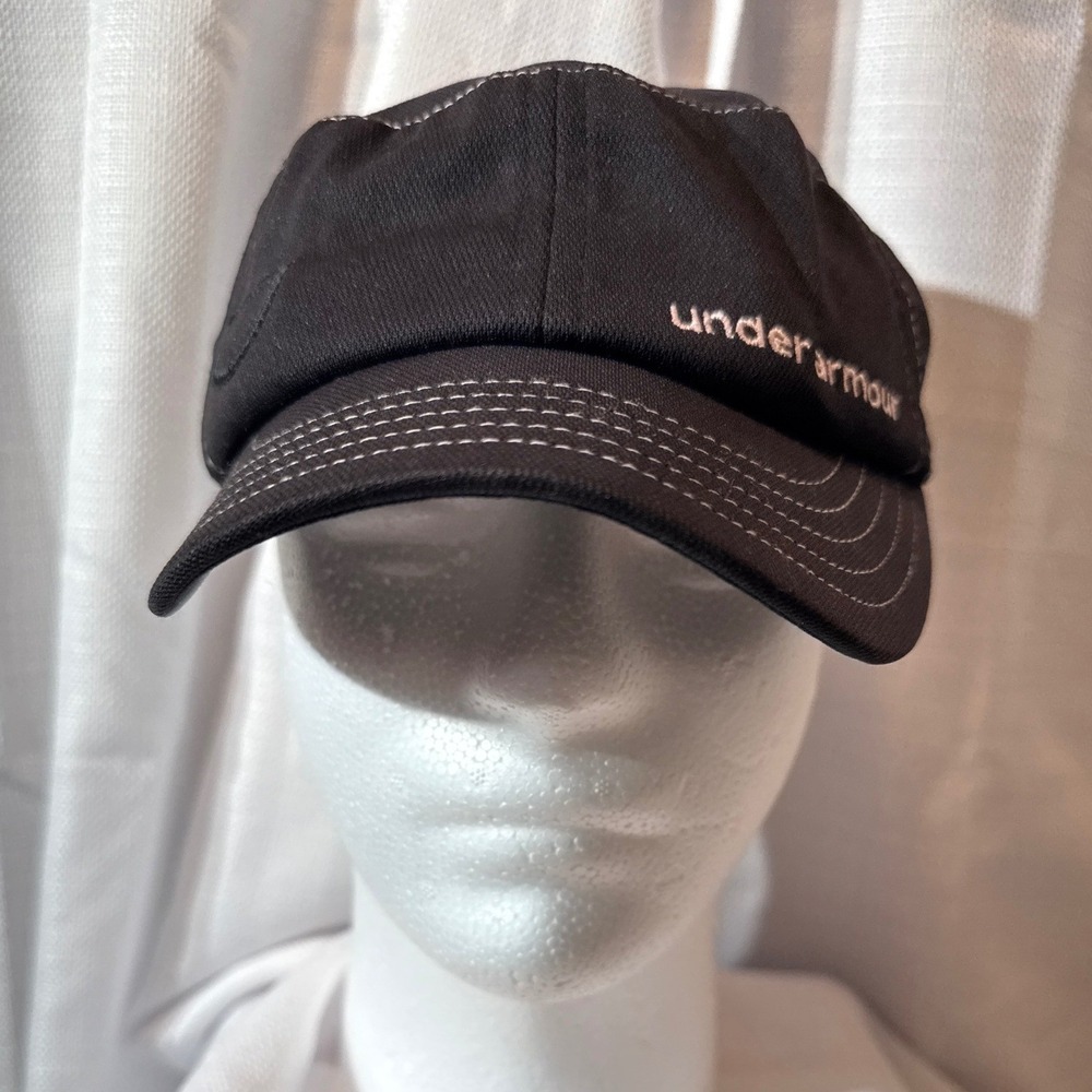 Under Armour Womens Cadet Hat Charcoal/Black Adjustable Cap 10035‎
